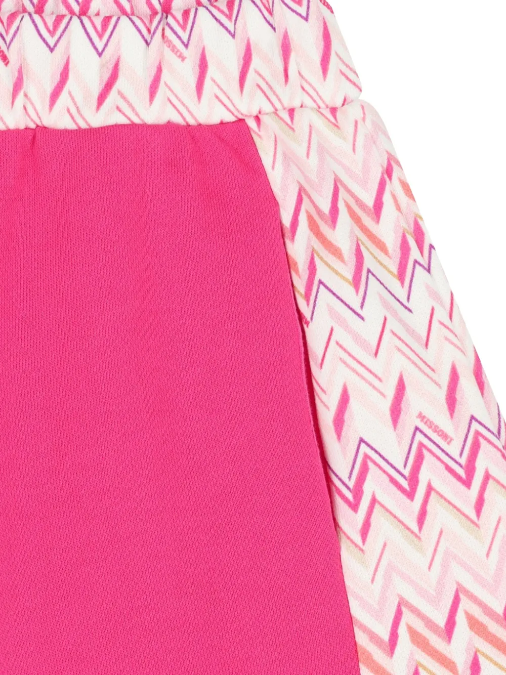Missoni Kids Zigzag shorts Roze