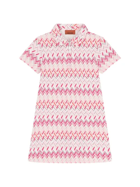Missoni Kids zigzag-patterned dress