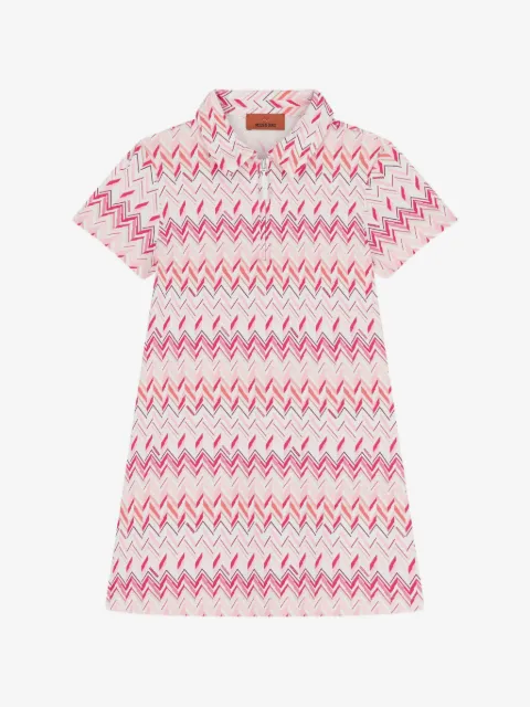 Missoni Kids zigzag-patterned dress