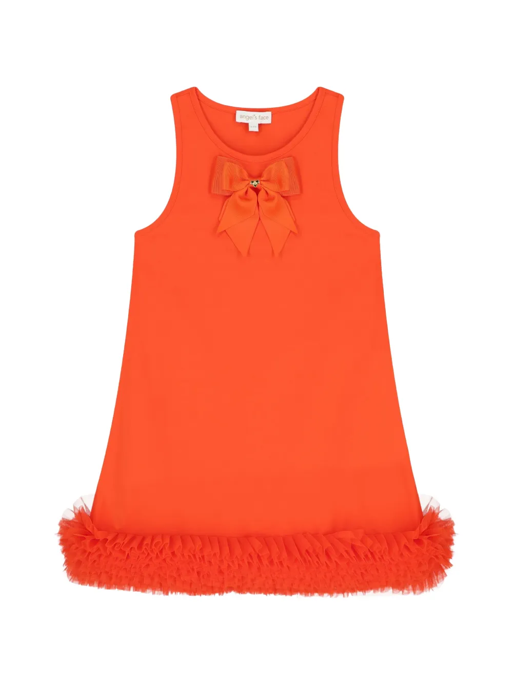 ANGEL'S FACE KIDS ruffled-trim dress - Arancione