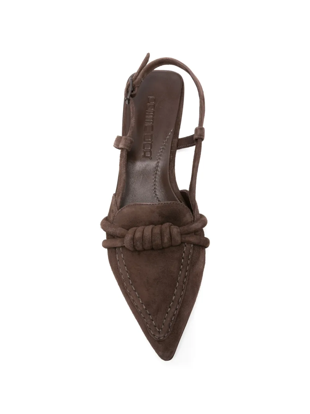 Pomme D´Or Any suède pumps Bruin