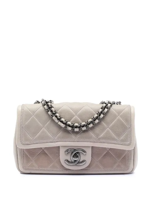 CHANEL Pre-Owned 2014-2015 Small Quilted Calfskin Stitched Frame Flap crossbody bag