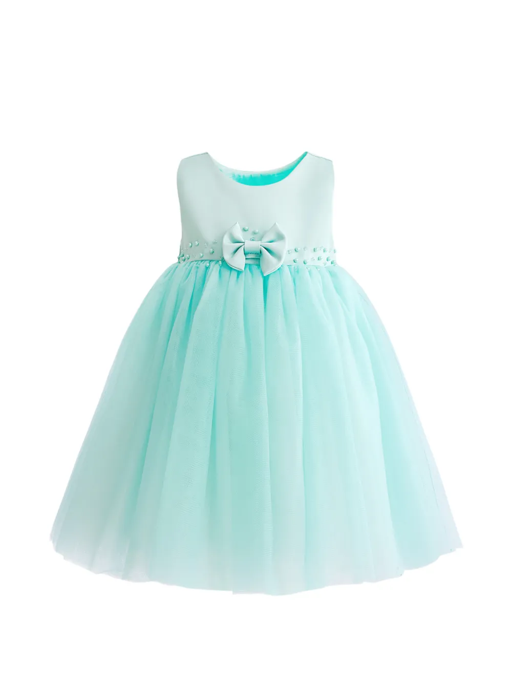 Tulleen Ovarelle bow-detail gown - Blu