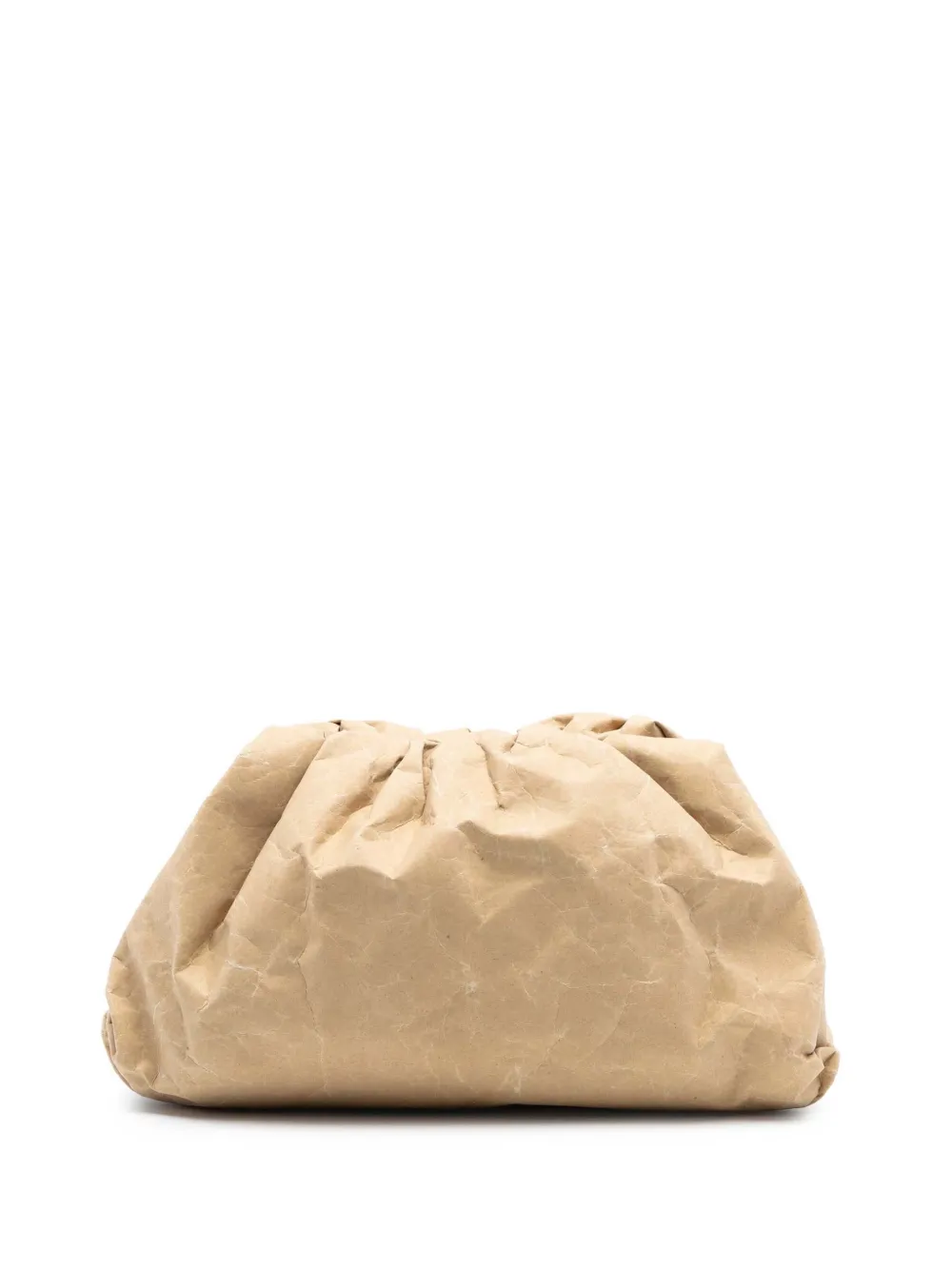 Bottega Veneta Pre-Owned 2012-2025 Kraft Paper The Pouch clutch bag - Marrone