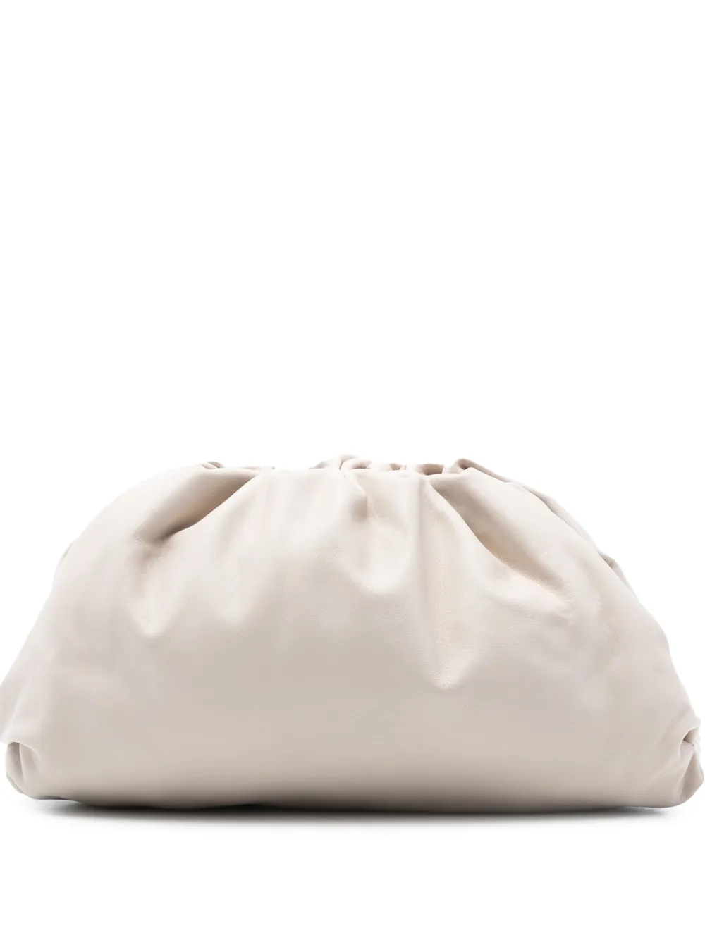Bottega Veneta Pre-Owned 2012-2025 Lambskin The Pouch clutch bag - Bianco