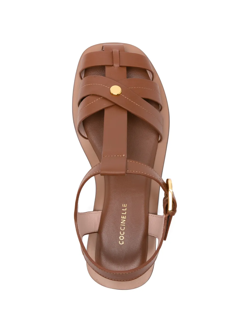 Coccinelle Leren sandalen Bruin