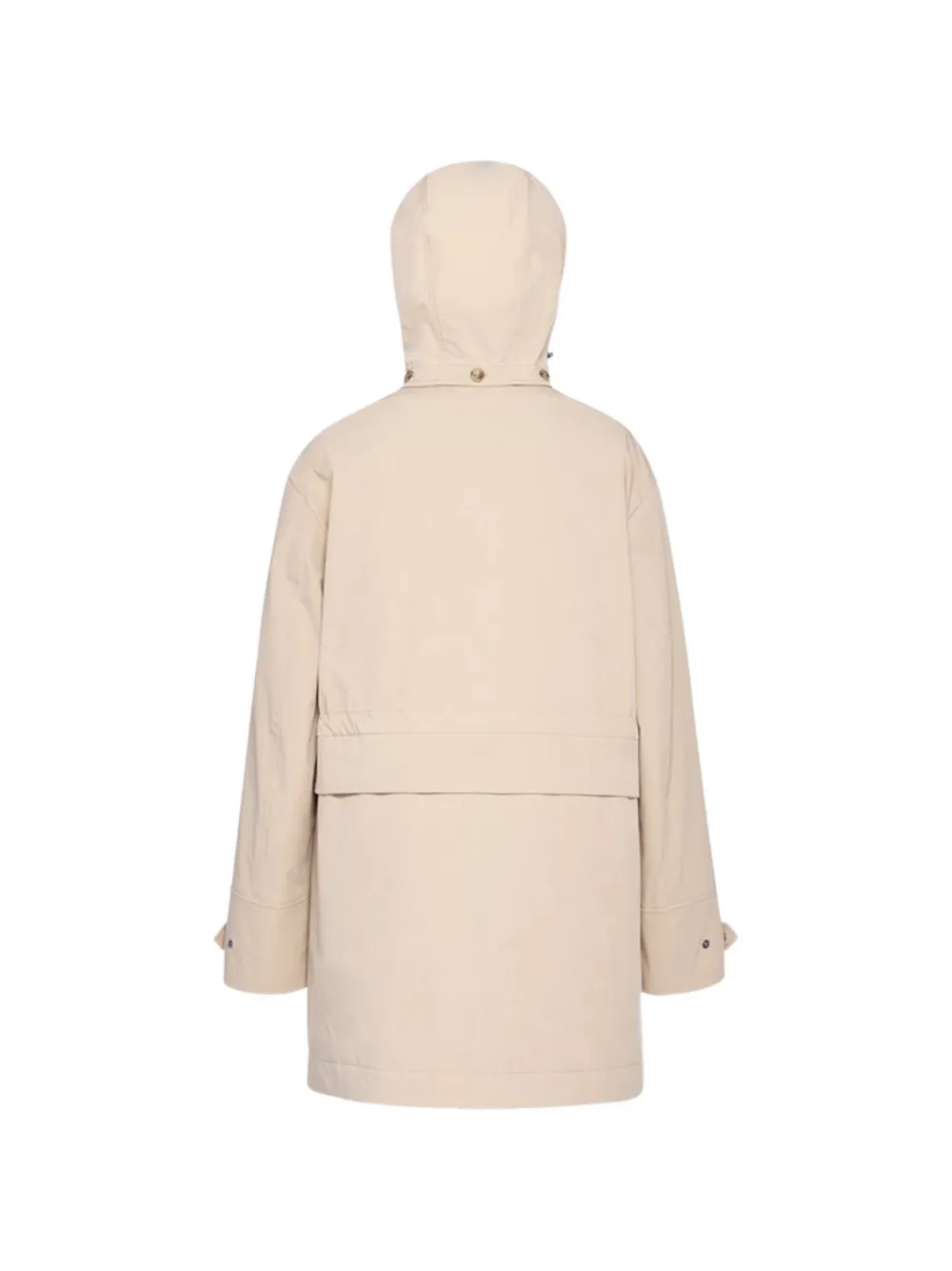  Geox Mantinea Hooded Buttoned Jacket - Neutrals 