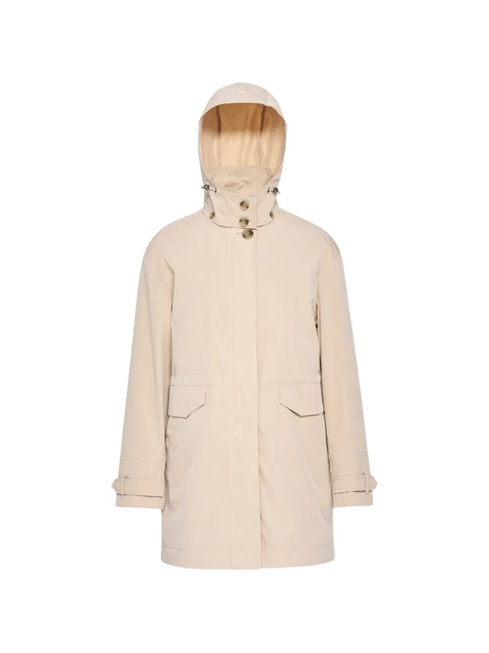 Geox Mantinea hooded buttoned jacket - Toni neutri
