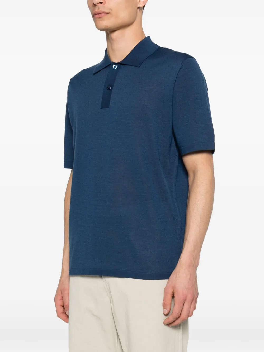  Samsoe Samsoe Sarowan Polo Shirt - Blue 