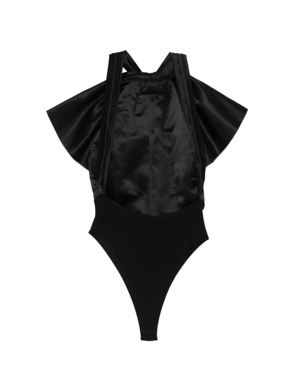  Alchemy X Lia Aram Bow-detail Bodysuit - Black 