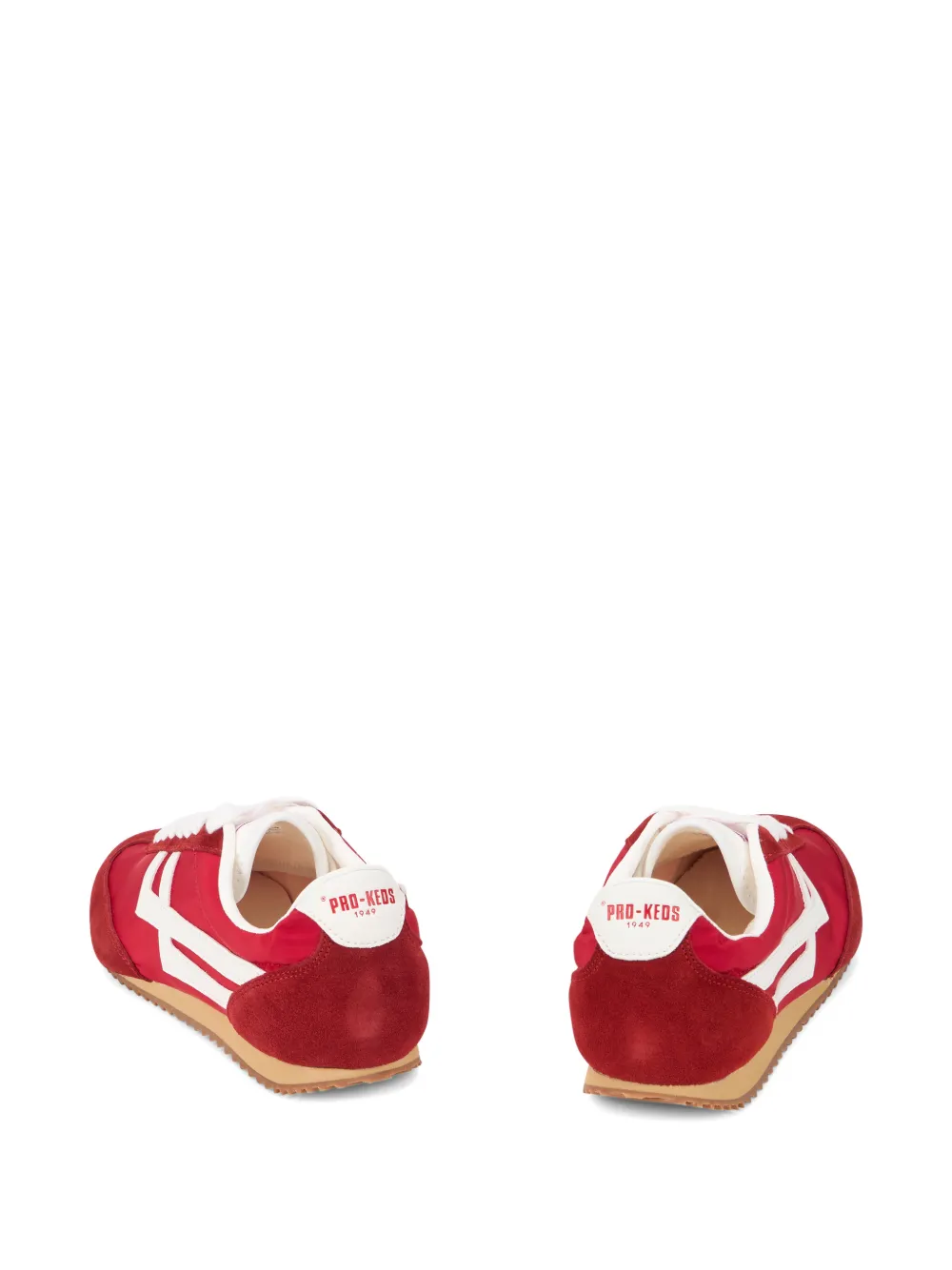 Pro-Keds Racer 77 sneakers met suède vlak Rood