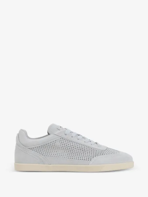 Kiton openwork suede sneakers