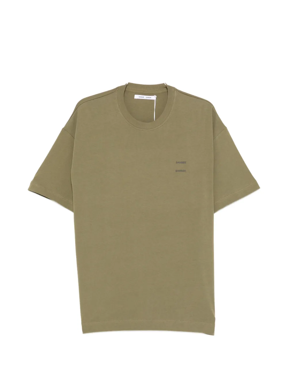 Samsoe & Samsoe Joel Logo Short-sleeve T-shirt In Gray