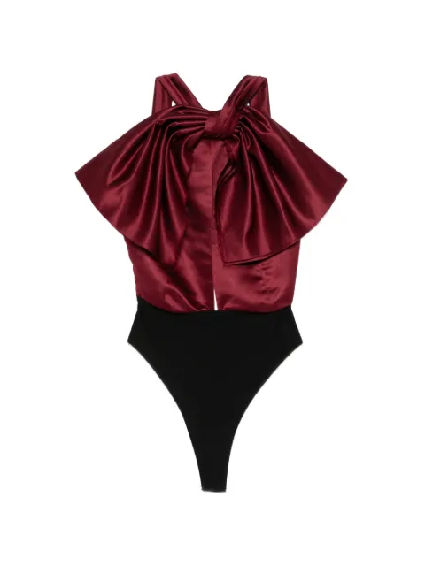 Alchemy x Lia Aram bow-detail bodysuit