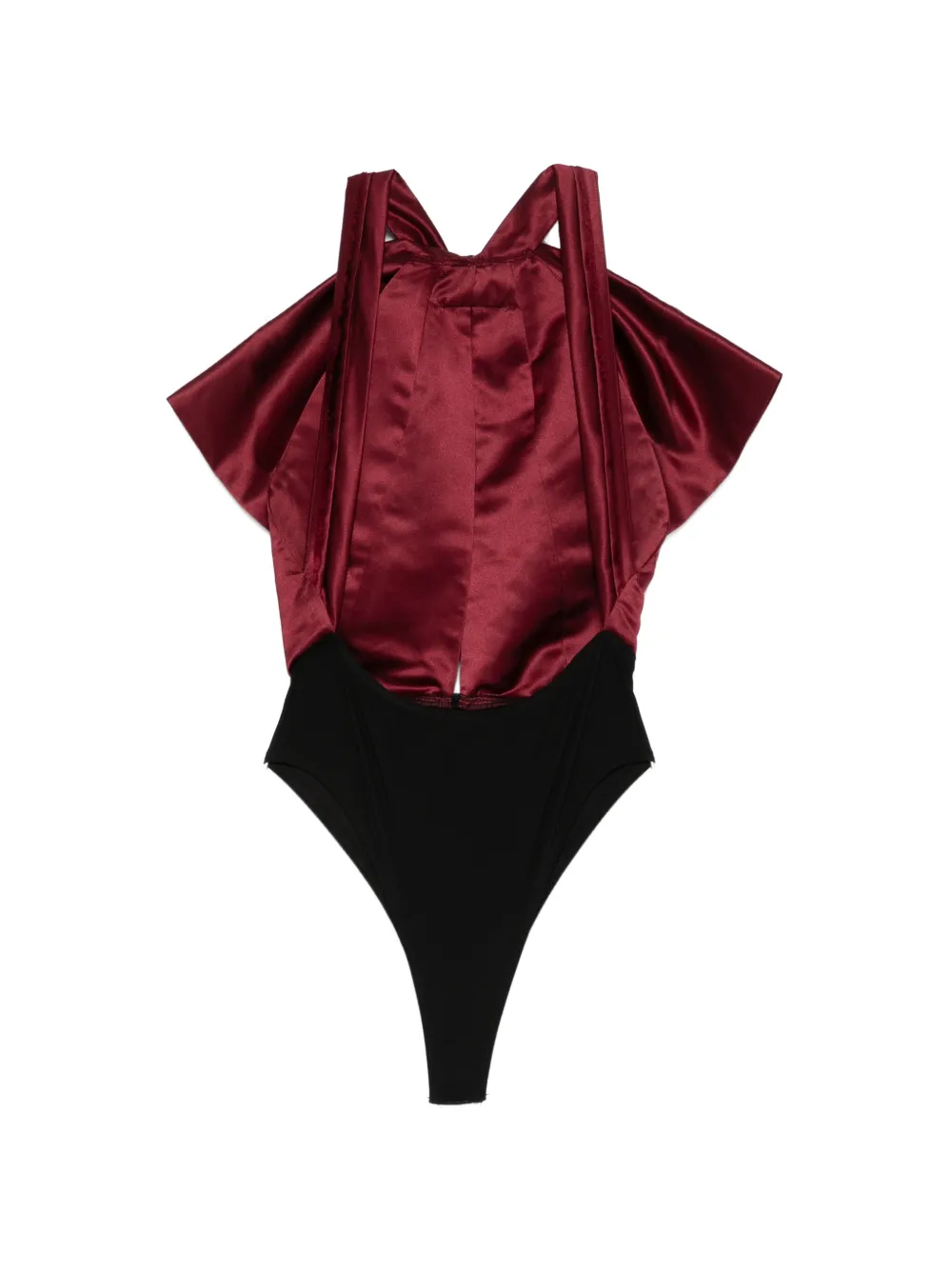  Alchemy X Lia Aram Bow-detail Bodysuit - Red 