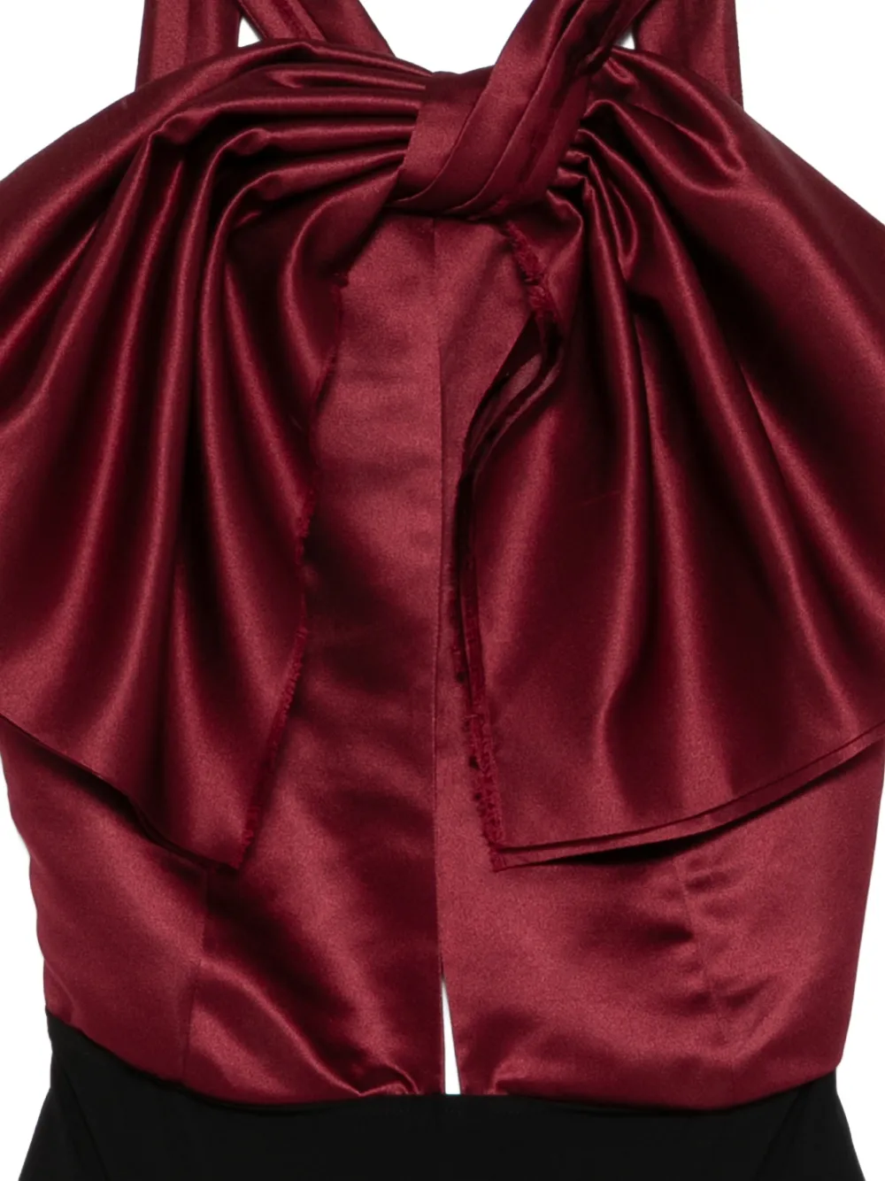  Alchemy X Lia Aram Bow-detail Bodysuit - Red 