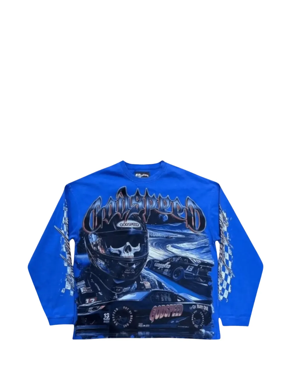 GODSPEED graphic sweatshirt - Blau