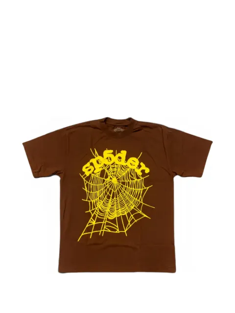 SP5DER Web crew-neck T-shirt