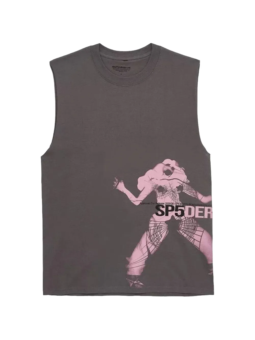 SP5DER x Young Thug Muscle tank top - Grigio