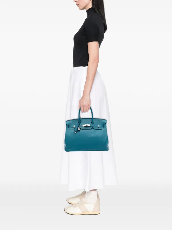 Hermès Pre-Owned 2001-2002 Clemence Birkin Retourne 35 Handbag