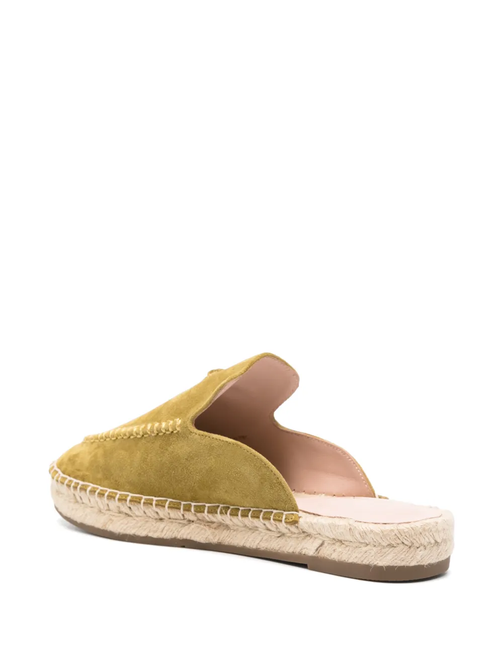  Coccinelle Suede Espadrilles - Green 