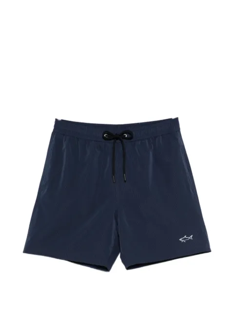 Paul & Shark drawstring logo swim shorts