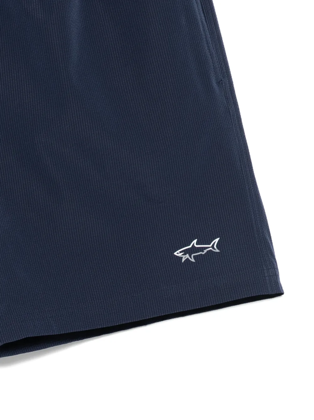  Paul & Shark Drawstring Logo Swim Shorts - Blue 