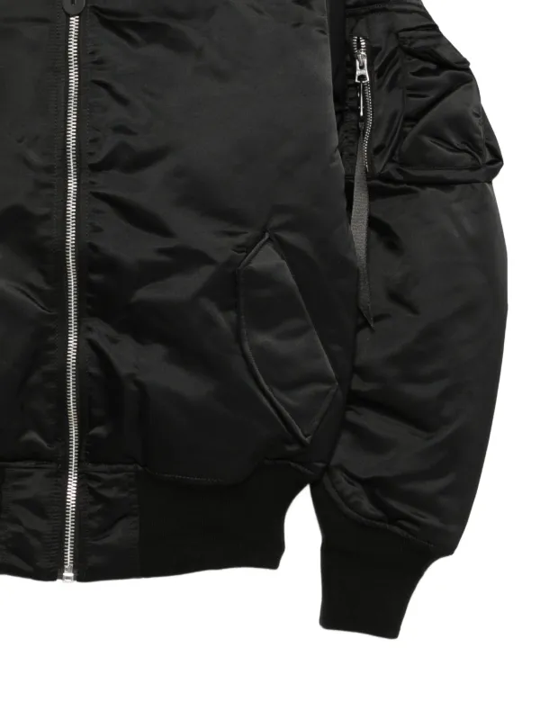 Alpha Industries MA-1 Base long-sleeve Jacket | Black | FARFETCH