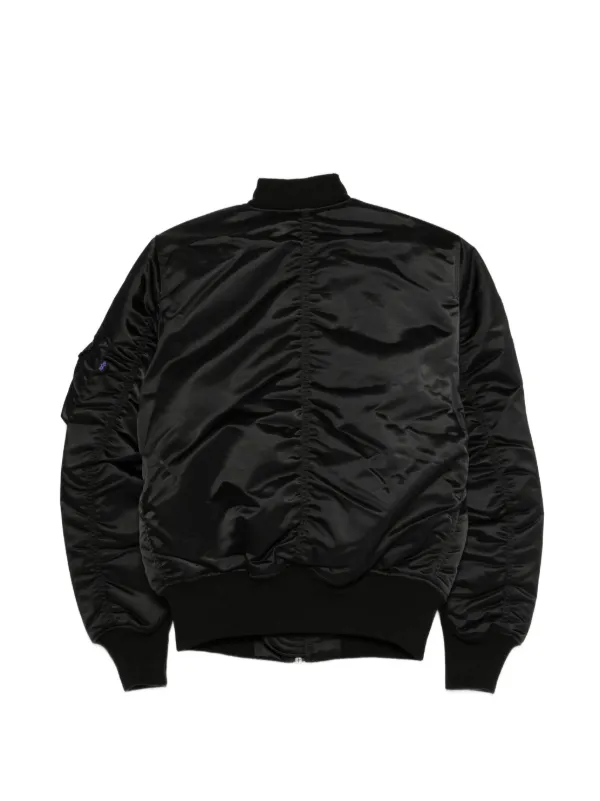 Alpha Industries MA-1 Base long-sleeve Jacket | Black | FARFETCH