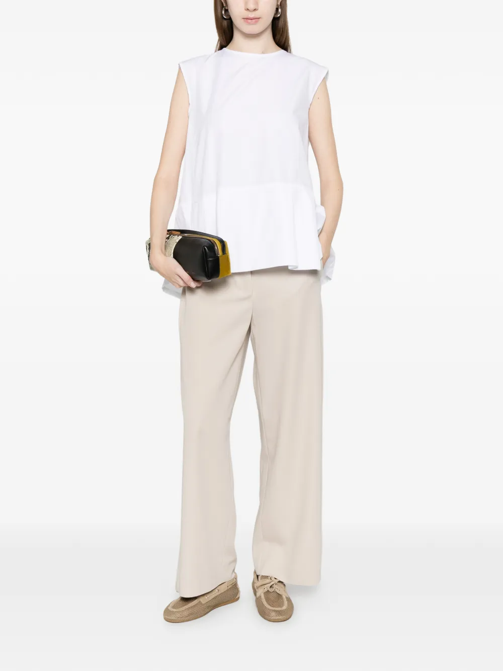  's Max Mara Smmargenta Drawstring Trousers - Neutrals 