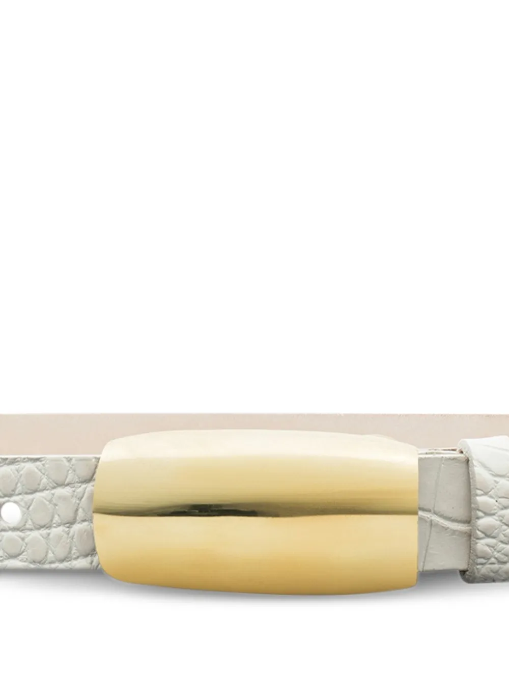  L'agence Marlowe Leather Belt - Neutrals 