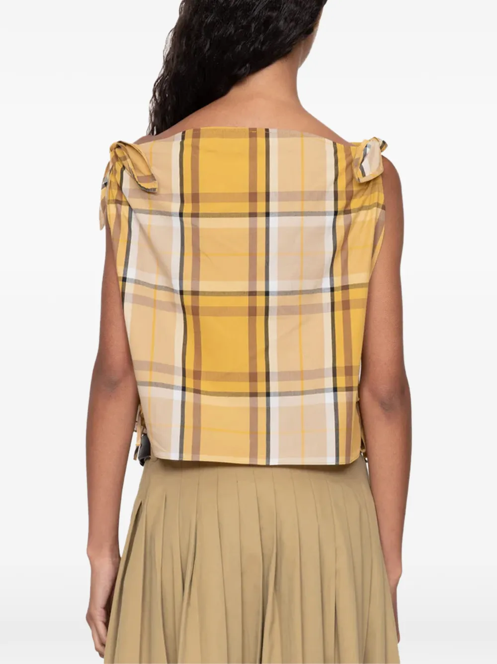  Sea Copeland Plaid Top - Yellow 