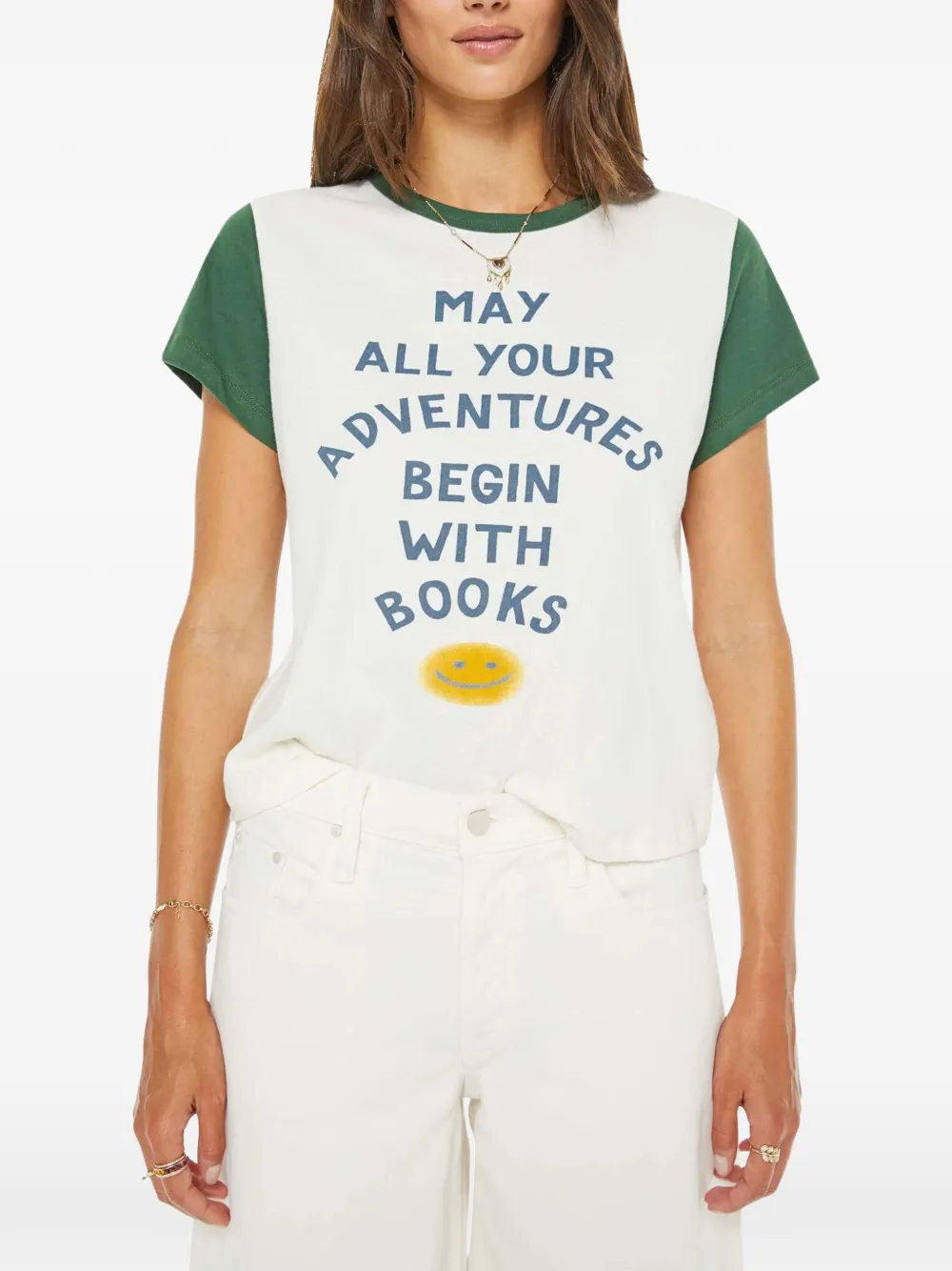 MOTHER printed T-shirt - Toni neutri