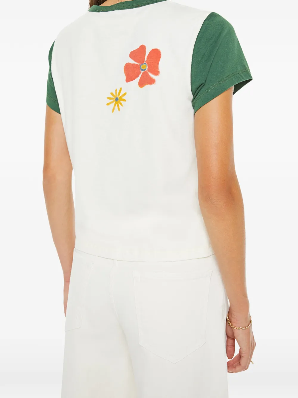  Mother Printed T-shirt - Neutrals 