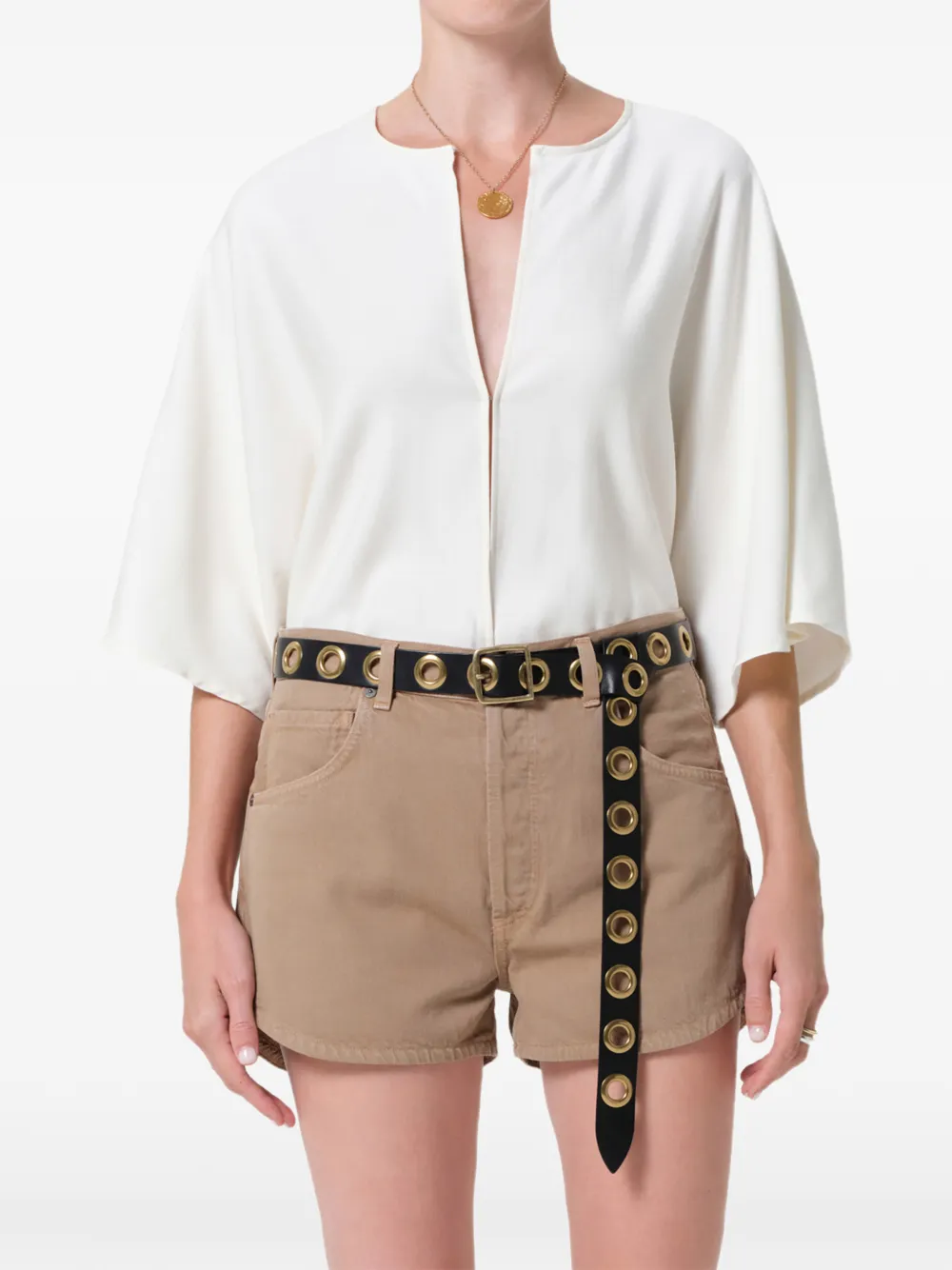  Citizens Of Humanity Franca Shirt - Neutrals 