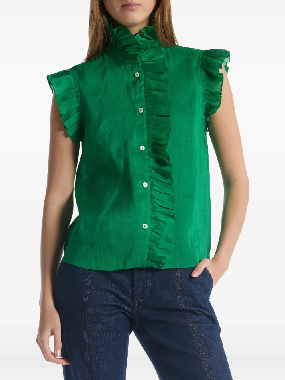 Christy Lynn Marfa Shirt - Green 