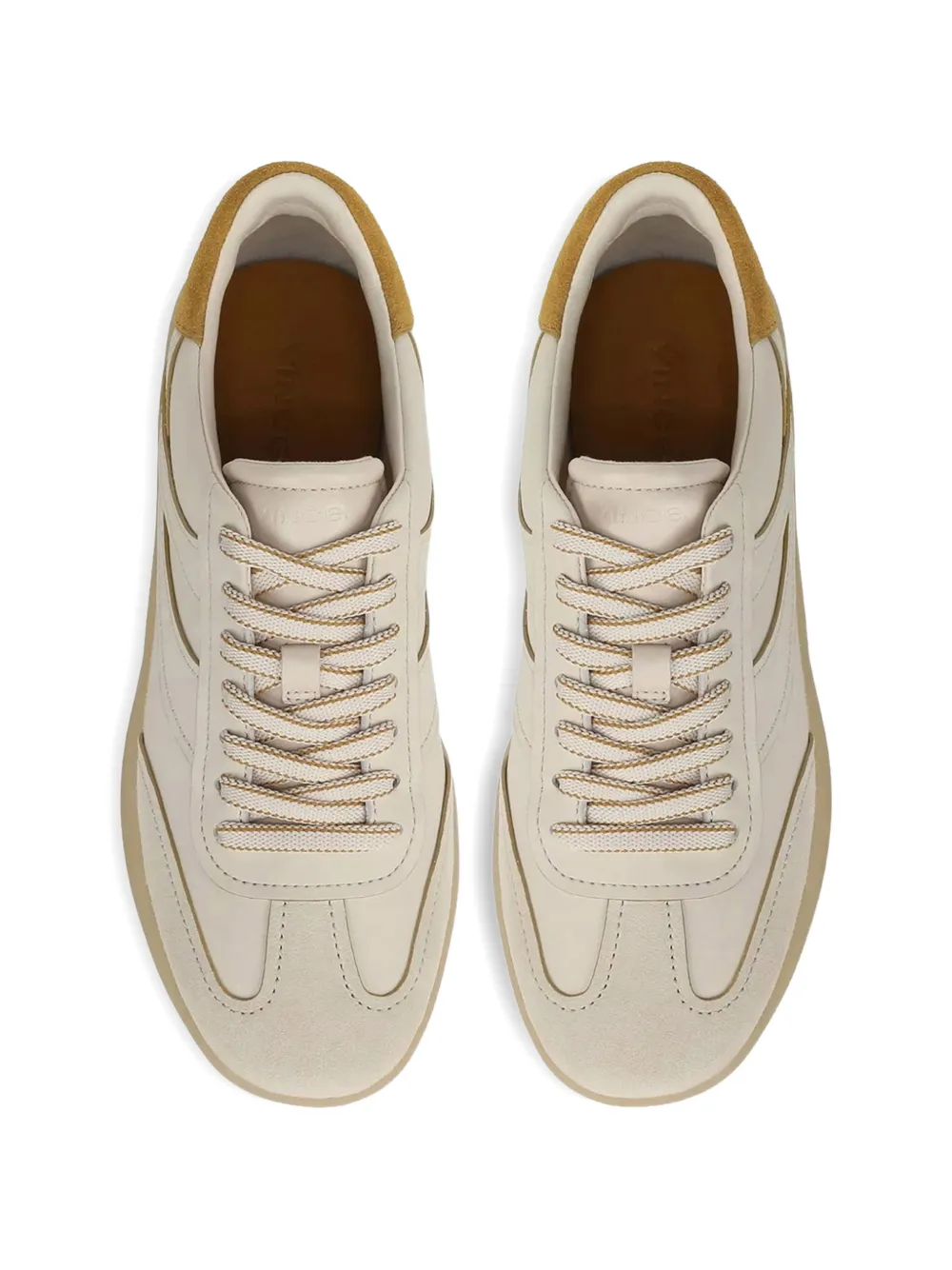 Vince Oasis sneakers met contrasterende rand Beige