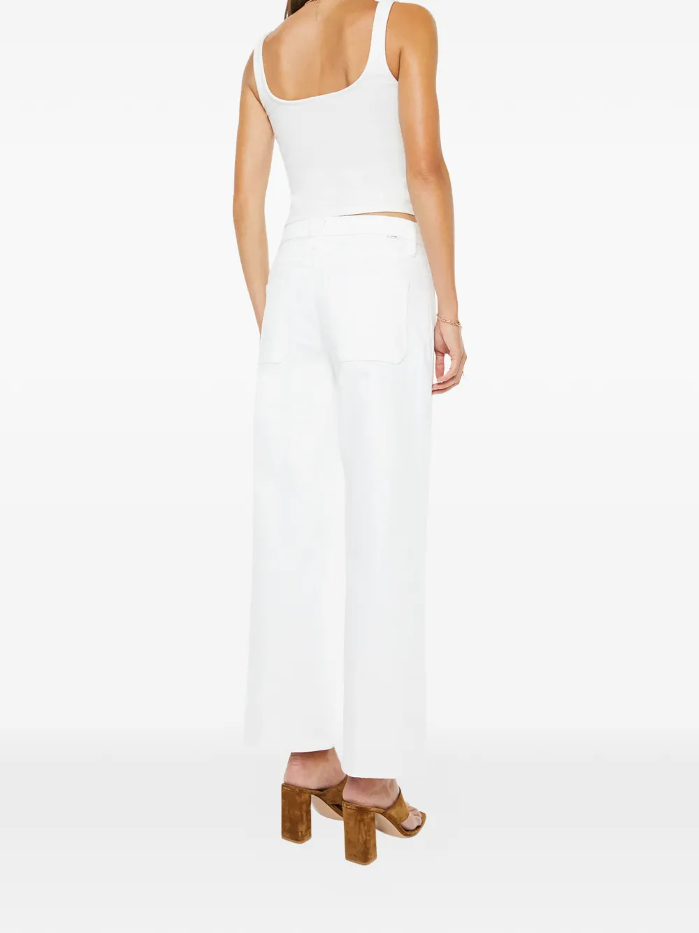  Mother Mid-rise Jeans - White 
