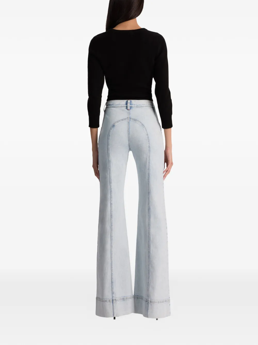  Alice + Olivia Gorgeous Wide-leg Jeans - Blue 