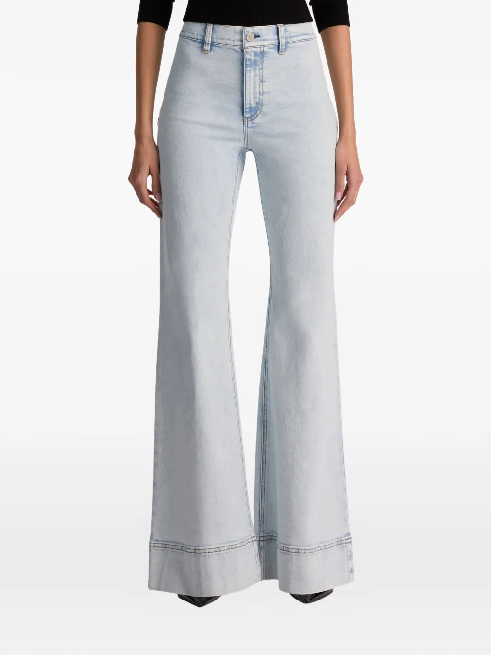  Alice + Olivia Gorgeous Wide-leg Jeans - Blue 