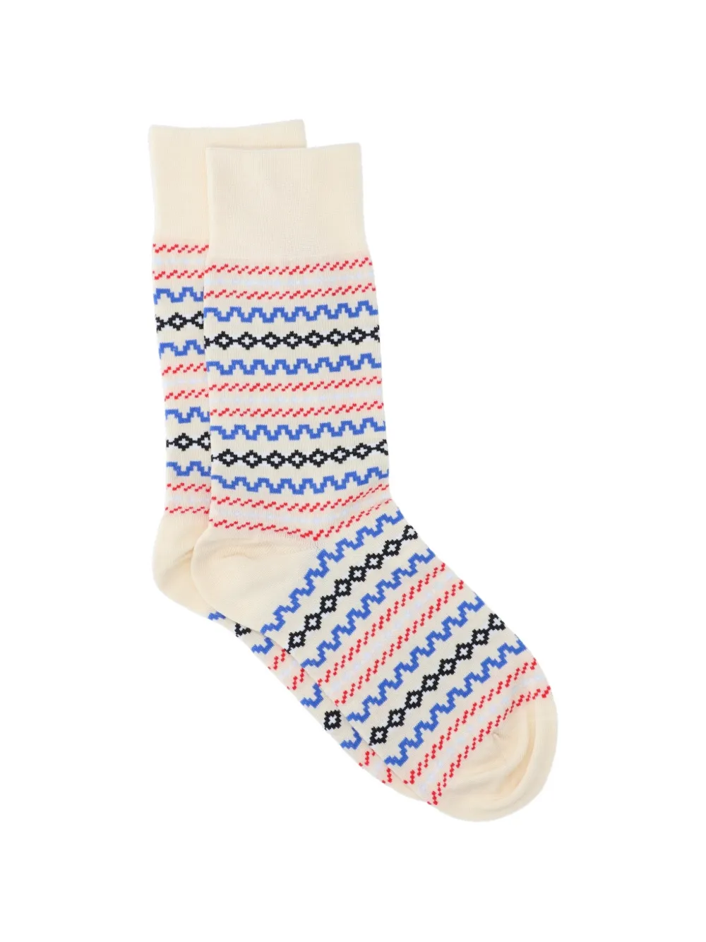 JW Anderson intarsia-knit socks - Toni neutri