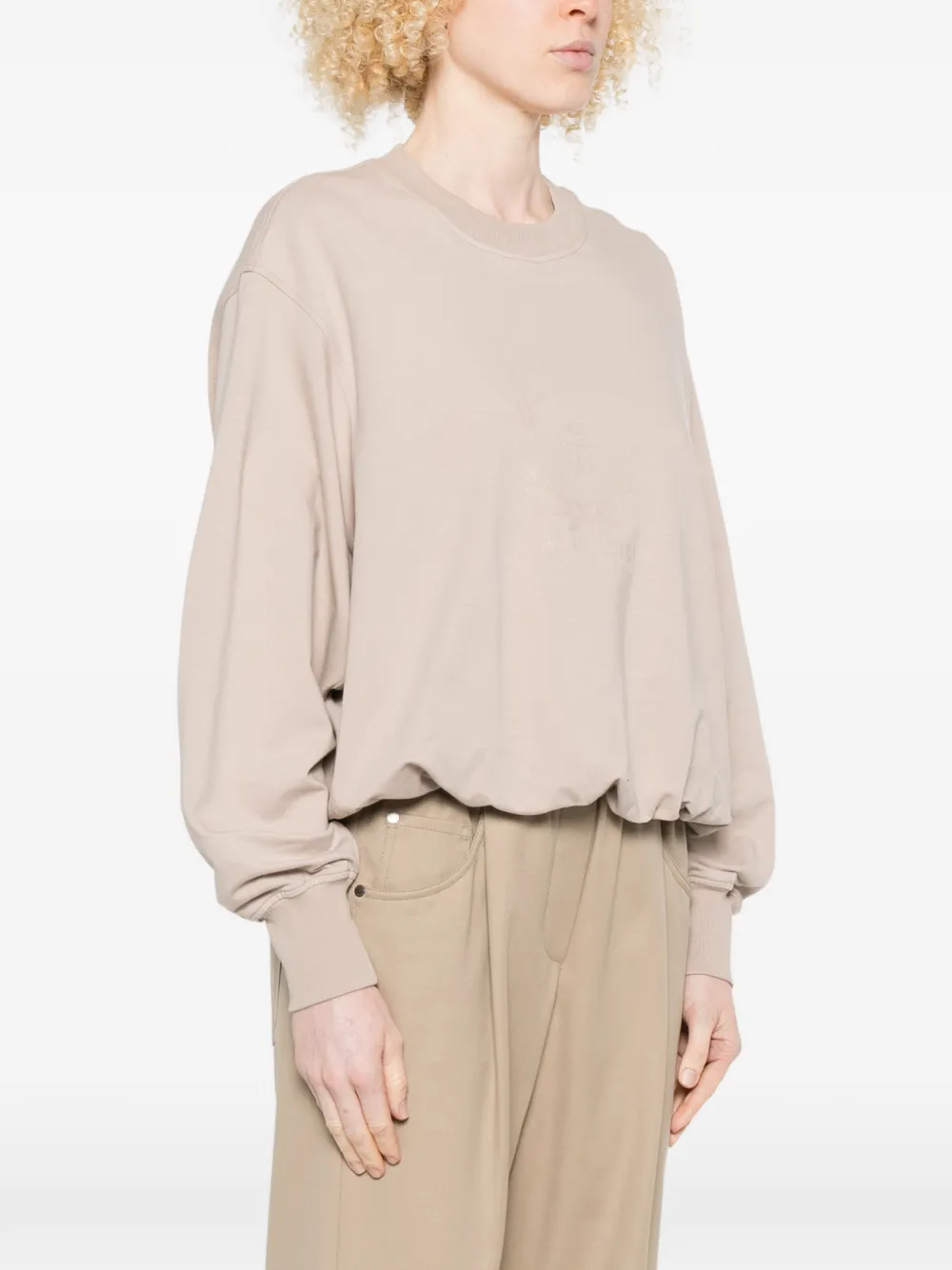  Brunello Cucinelli Graphic Crew-neck Sweatshirt - Neutrals 