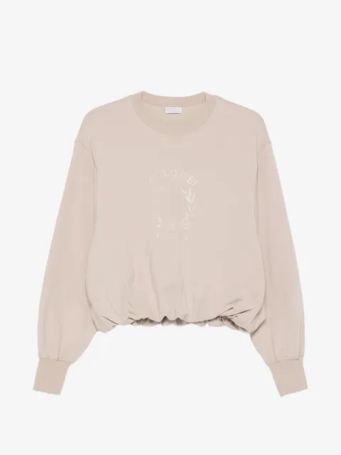 Brunello Cucinelli graphic crew-neck sweatshirt