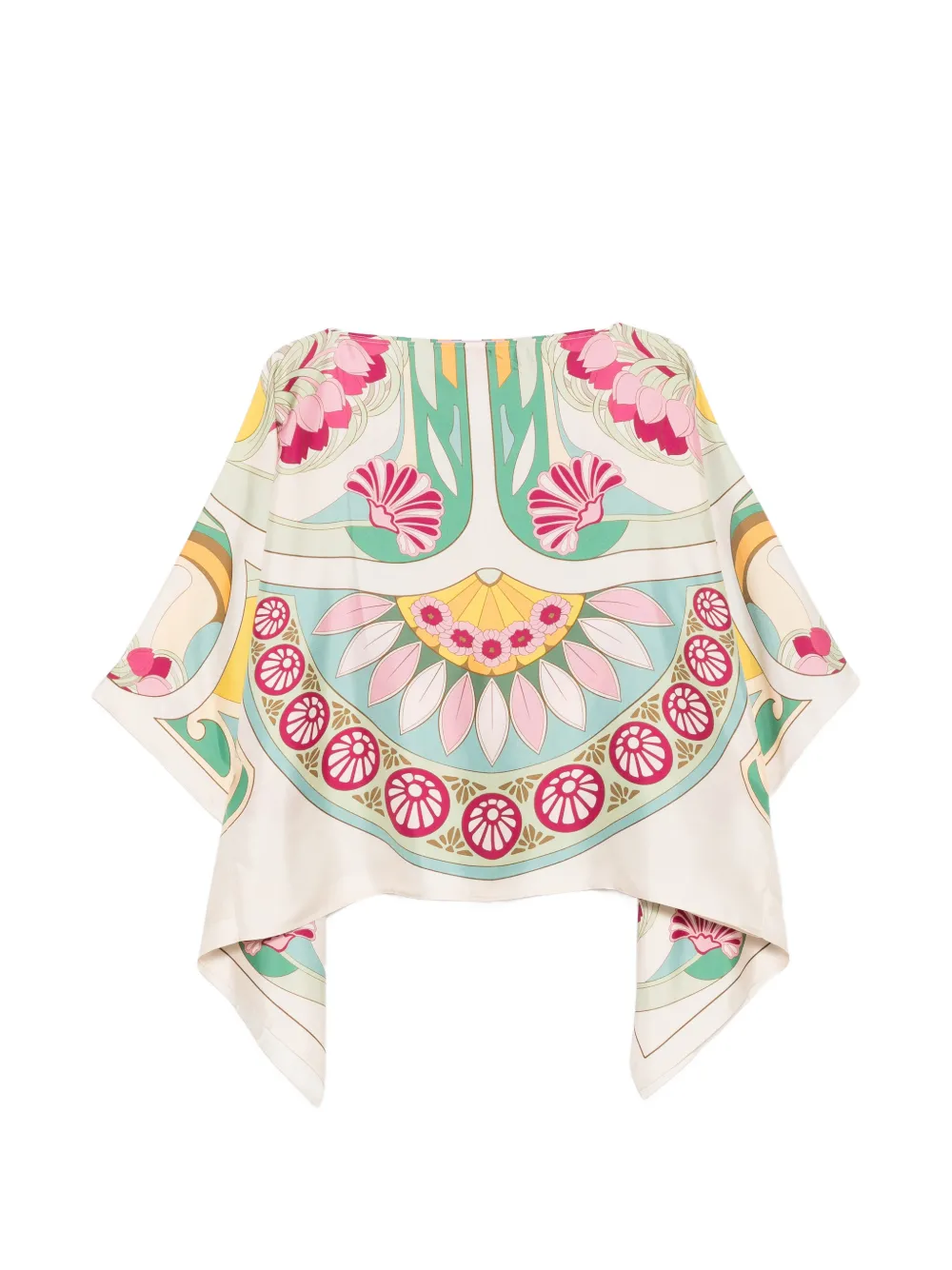 La Doublej Floral-print Blouse In Multi
