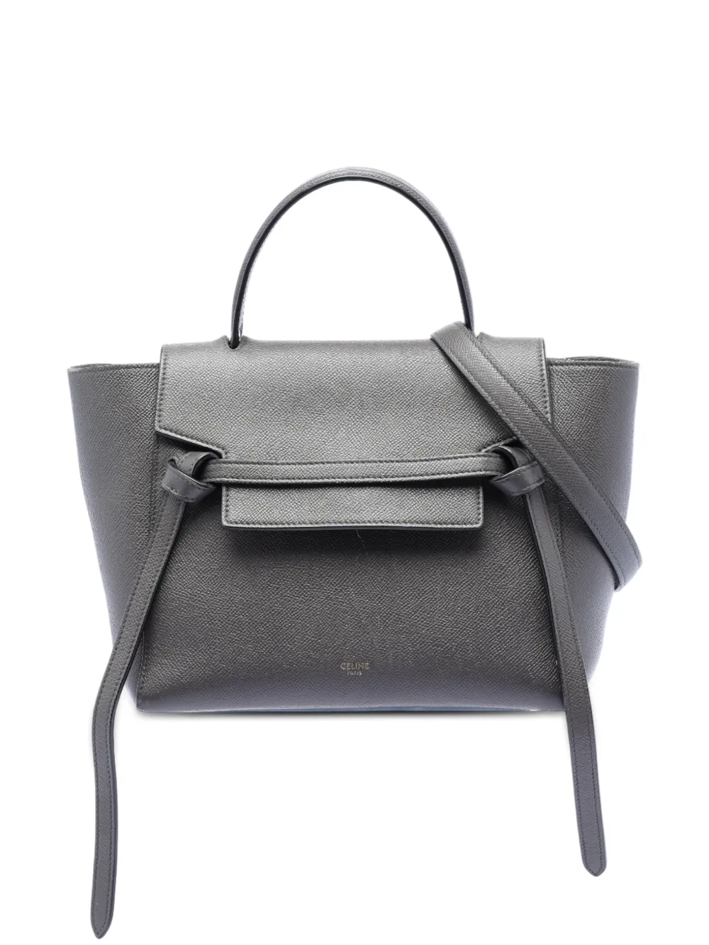 Celine Pre-Owned 2019 Micro Grained Calfskin Belt Bag satchel - Black