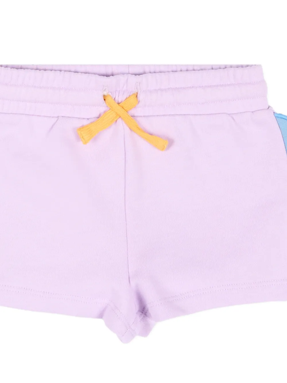Stella McCartney Kids Gewelfde trainingsshorts Paars