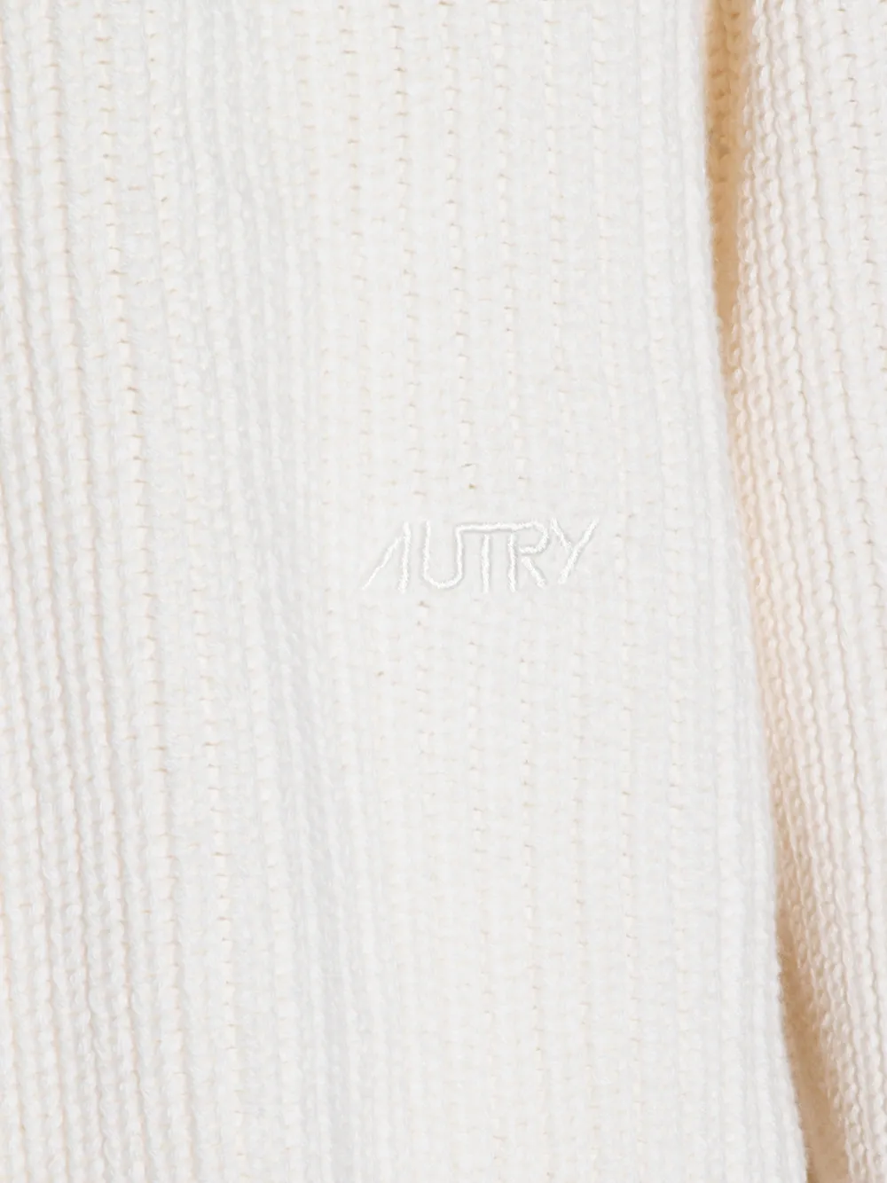 Autry Gebreide hoodie Beige