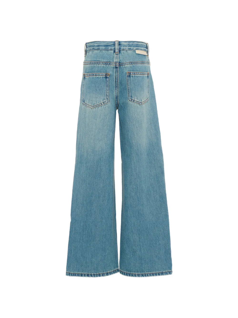  Stella Mccartney Kids Button Wide-leg Jeans - Blue 
