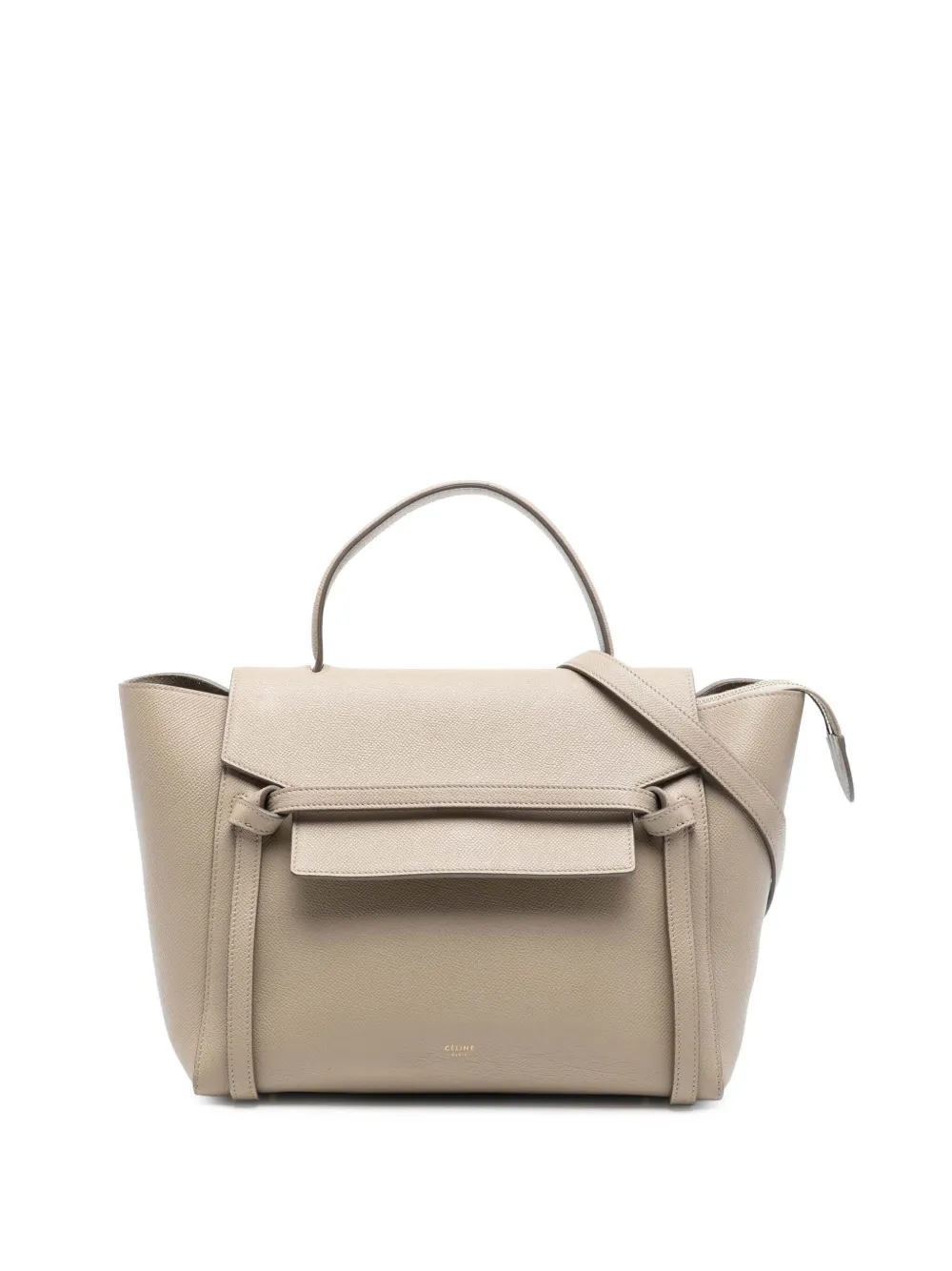 Celine Pre-Owned 2018 Micro Grained Calfskin Belt Bag satchel - Marrone