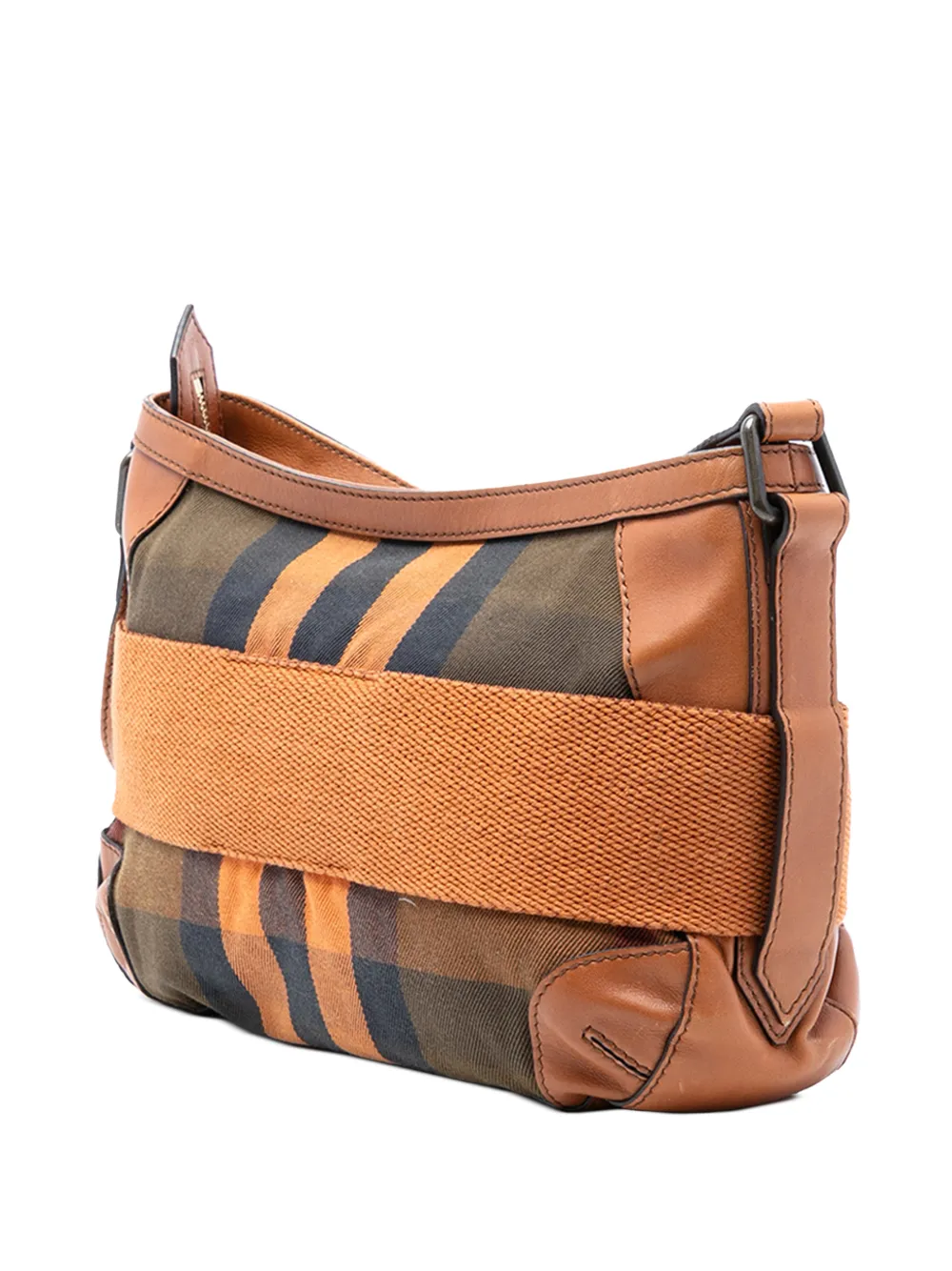 2000-2017 Mega Check Canvas And Leather Belted Crossbody Bag